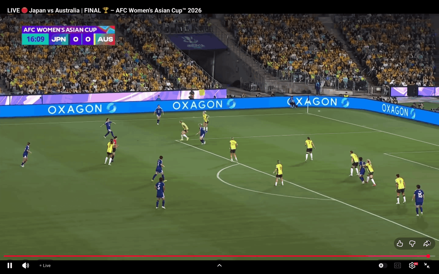 Japan [1] - 0 Australia - Maika Hamano 17'‎