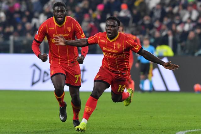 After collapsing in the middle of a match in Naples, Lameck Banda was released from the hospital... to see his daughter born in Lecce