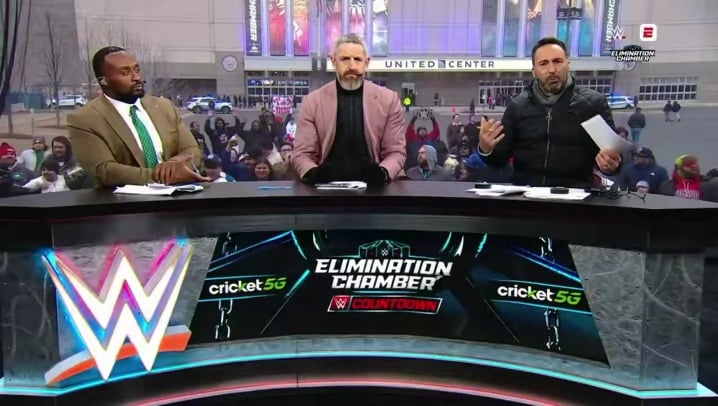 Lamine goes global after his blind ranking WWE superstars with Gavi on Tiktok. From yesterday's official WWE pre-event show livestream showing highlights of Lamine's hattrick show vs Villareal.