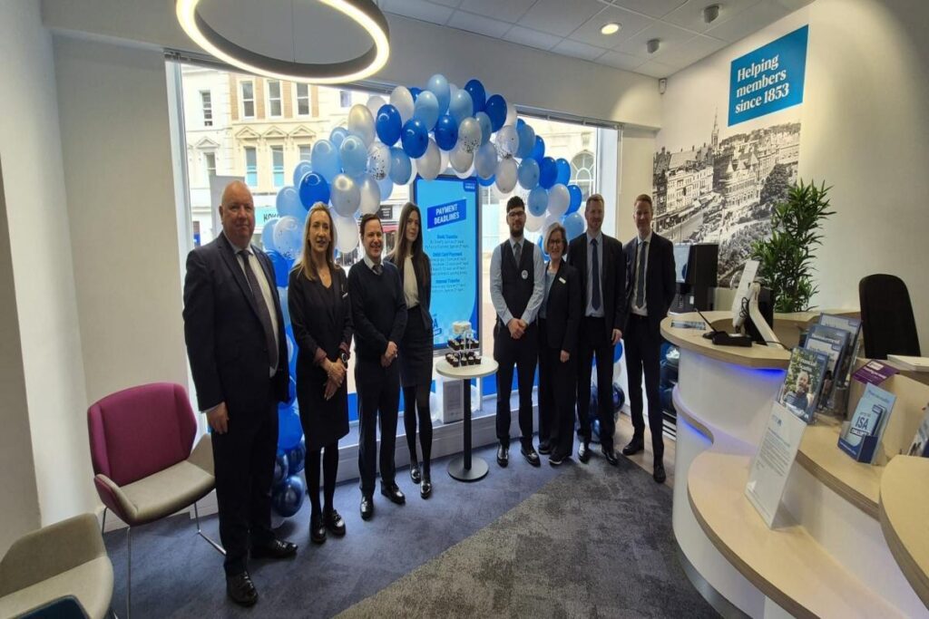 Building society celebrates Bournemouth branch re-opening after refurbishment