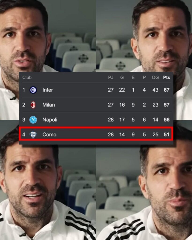 Cesc Fabregas doing magic in Italy!