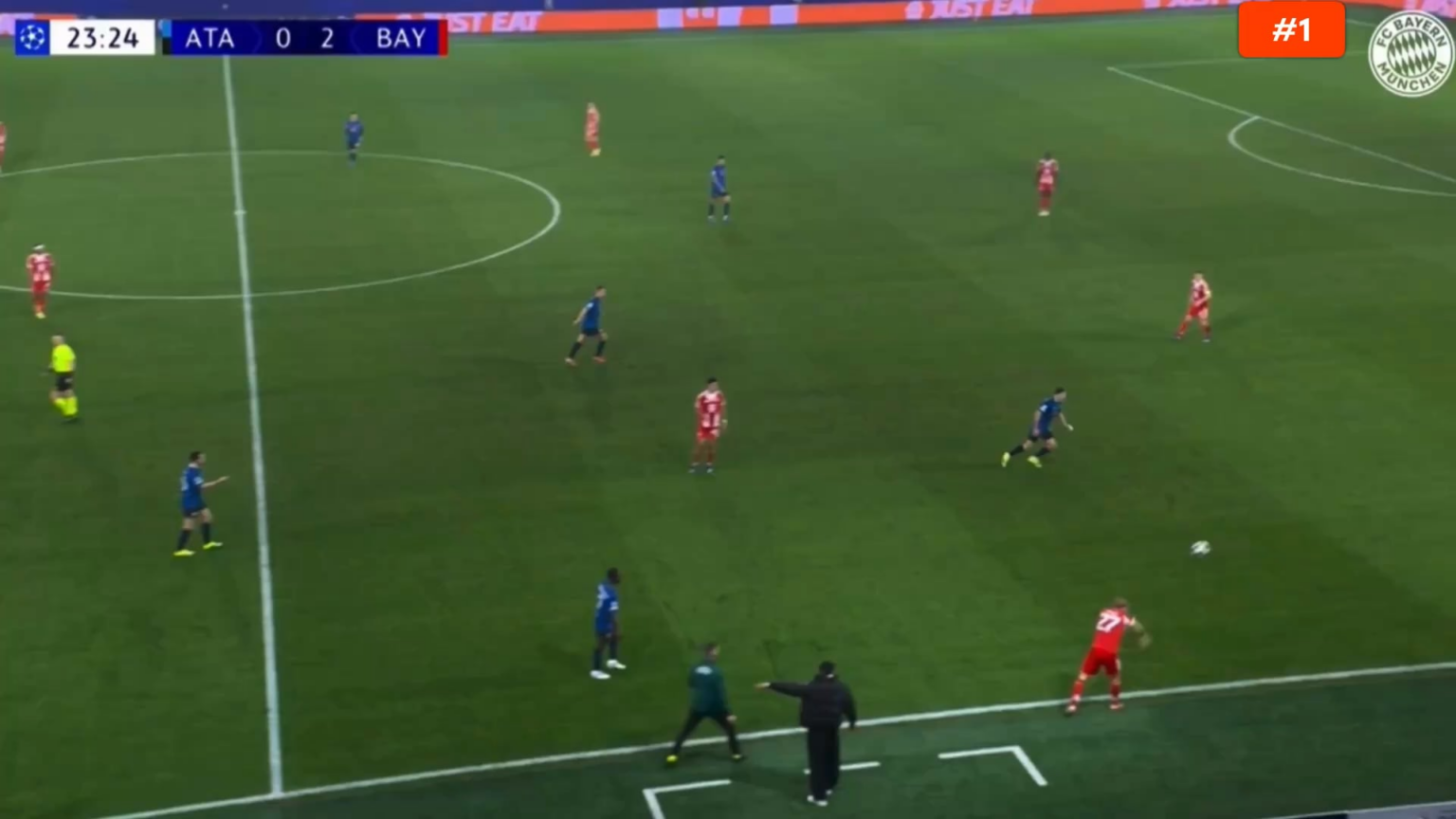 Kompany Ball vs Atalanta - Beautiful Football