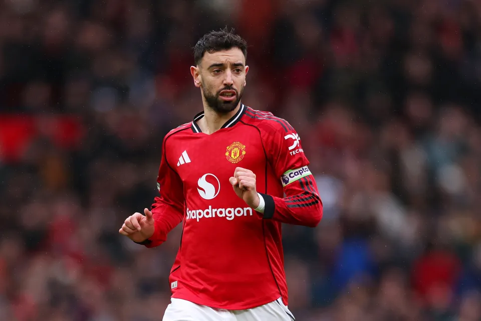 Bruno Fernandes against Aston Villa