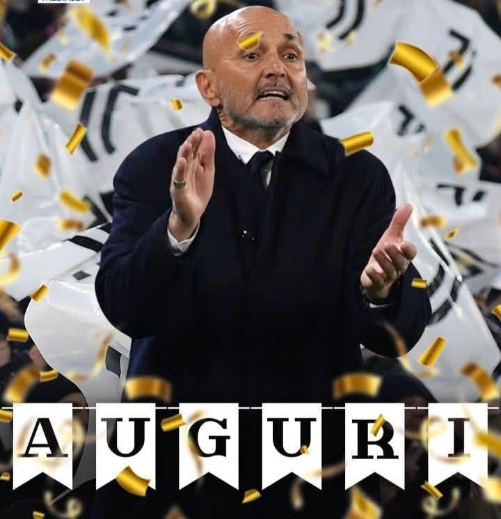 Luciano Spalletti oggi spegne 67 candeline! ❤️🎉🤍🖤👍
