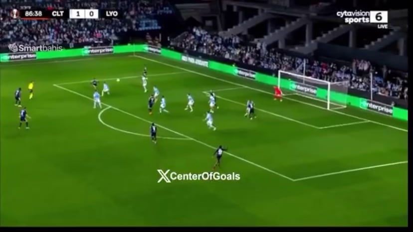 Endrick scores again for Lyon on his european KO debut against Celta!