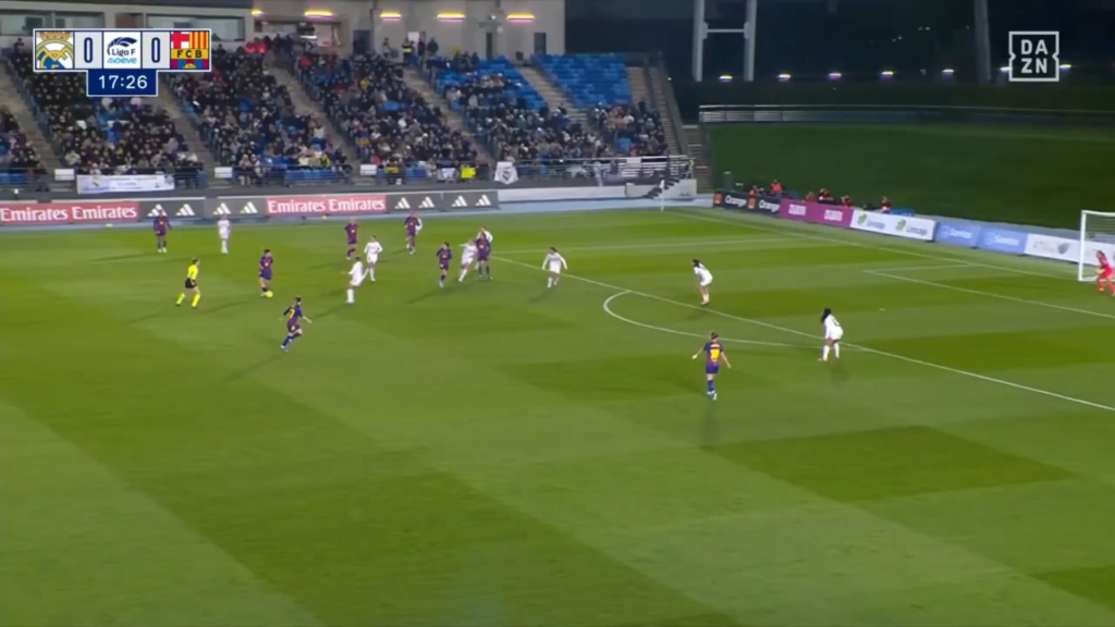 Real Madrid W 0 - [1] Barça W - 17' Ona Batlle