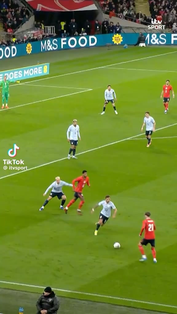 Djed Spence skill against Uruguay