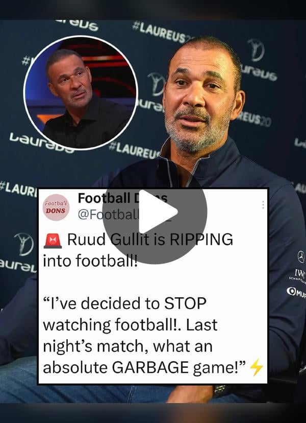 Gullit says football is too safe now — does Italian football prove him right or wrong?