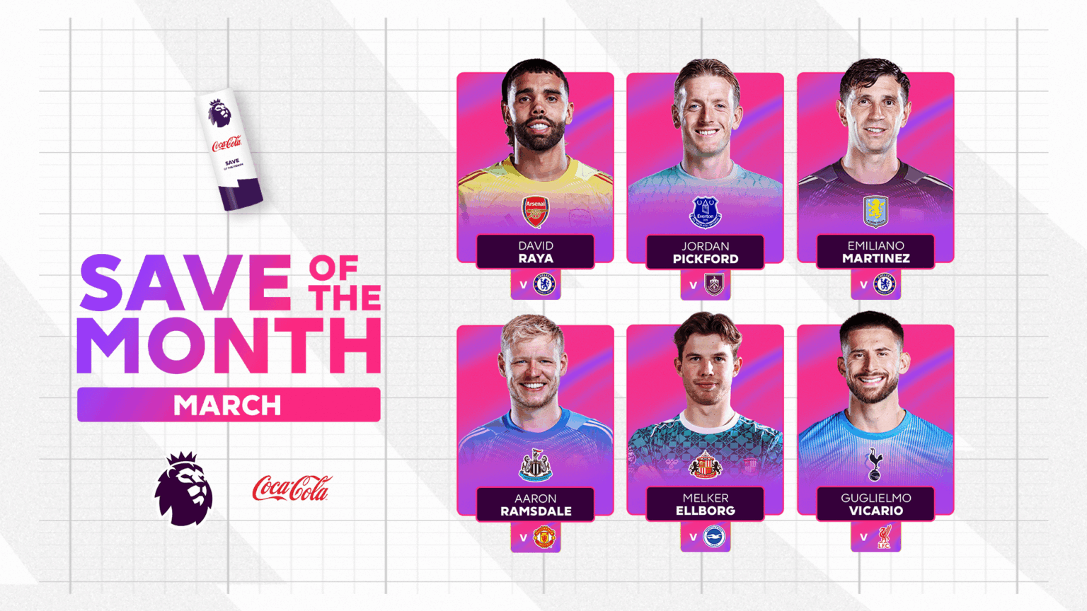 Pickford nominated for Save of the Month (again).