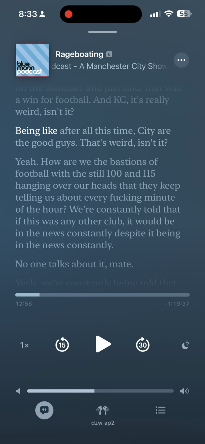 KC on the Blue Moon Pod summarizing the state of Arsenal supporters in 2026