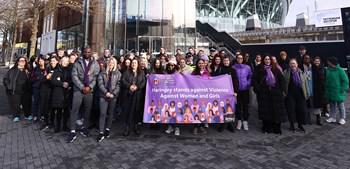 [A throwback to 2024] "Tottenham Hotspur proudly supported Haringey’s ‘Walk for Women’ as the Club and its community came together to tackle Violence Against Women and Girls"