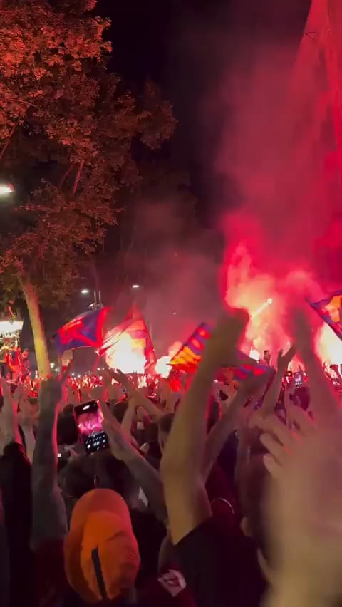 Atmosphere before the game vs Atletico