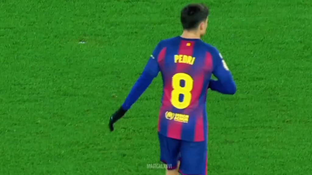 Pedri vs Atleti in the 2nd leg of CDR SF . The heart of our team.