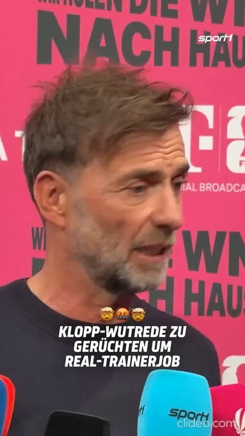 Klopp goes on a rant about bad journalism, denying all rumours of him leaving Red Bull and/or joining Real Madrid