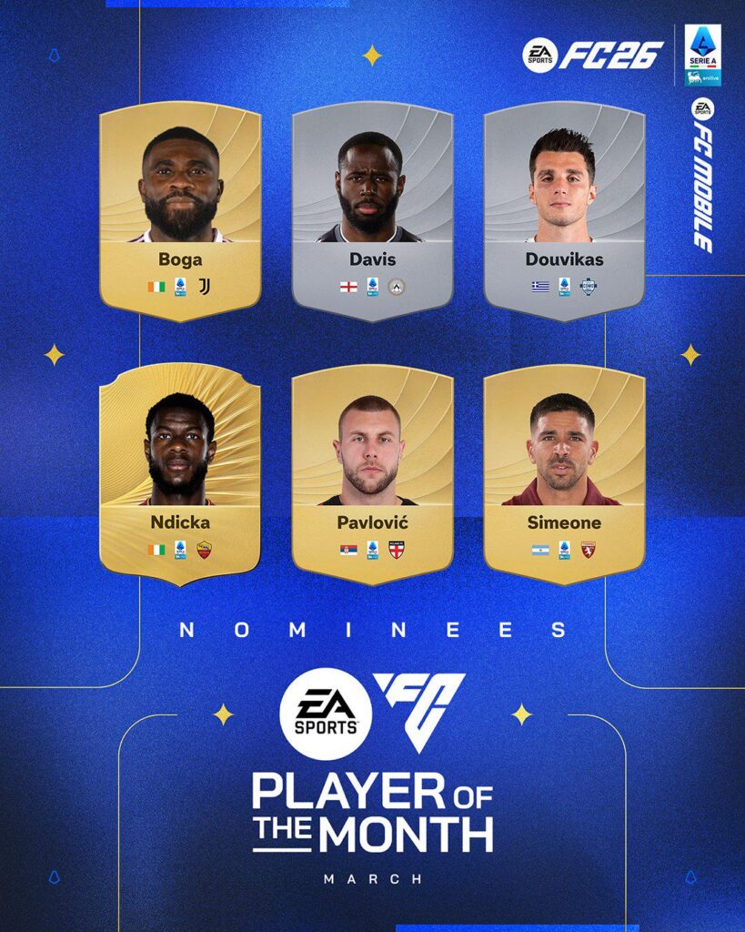 I Candidati per il POTM di Marzo 📄🧐