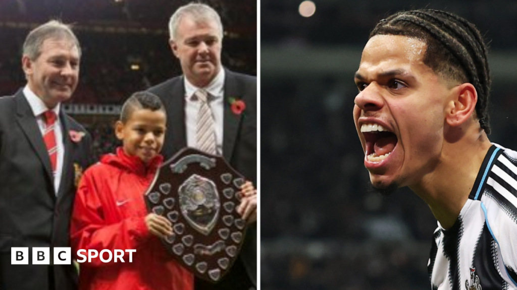 William Osula: Newcastle scorer won Man Utd skills contest aged 11