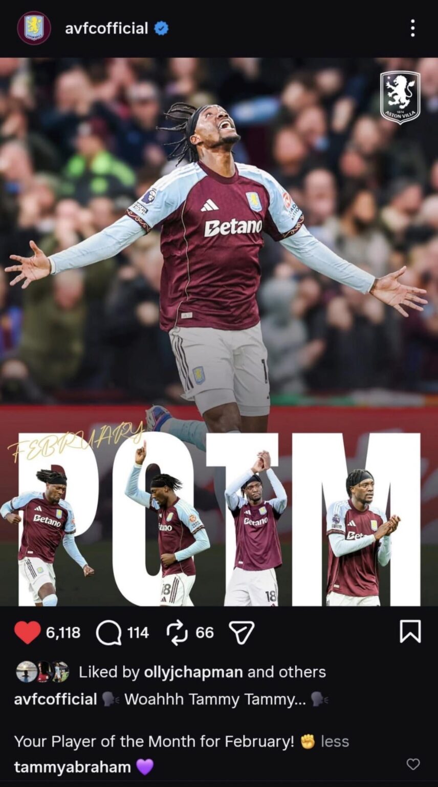 February POTM: Tammy Abraham