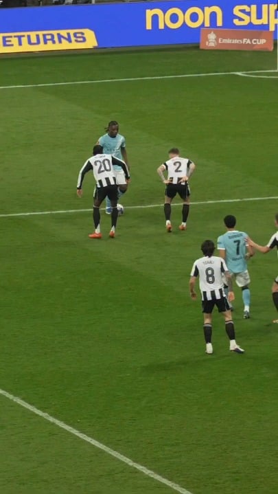 He's just standing there..MENACINGLY!!