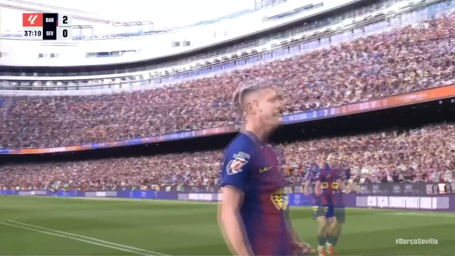 Barcelona [3]-0 Sevilla - Dani Olmo 38'