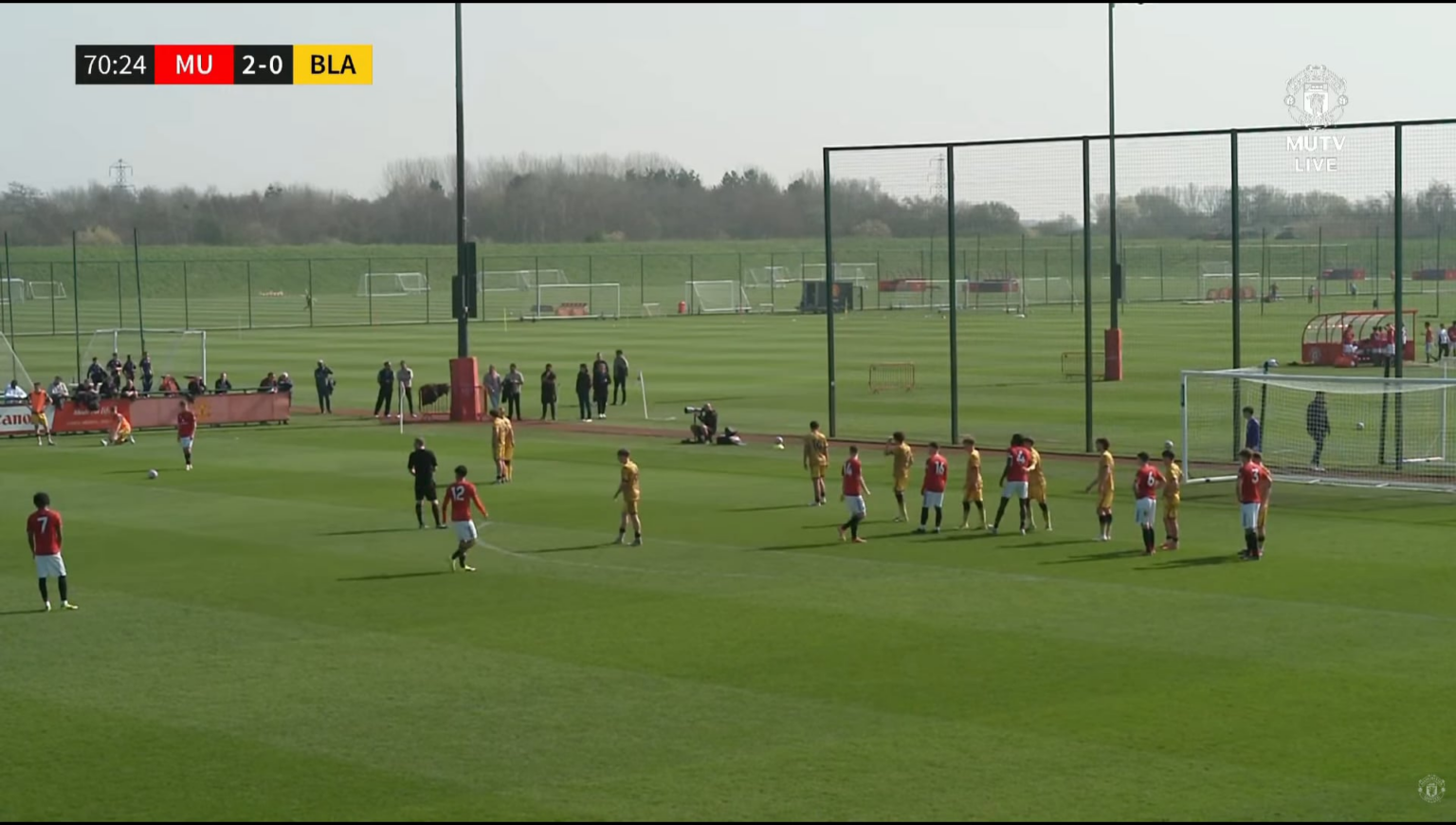 United U18s 3-0 Blackburn U18s - Jim Thwaites (free-kick) 71'