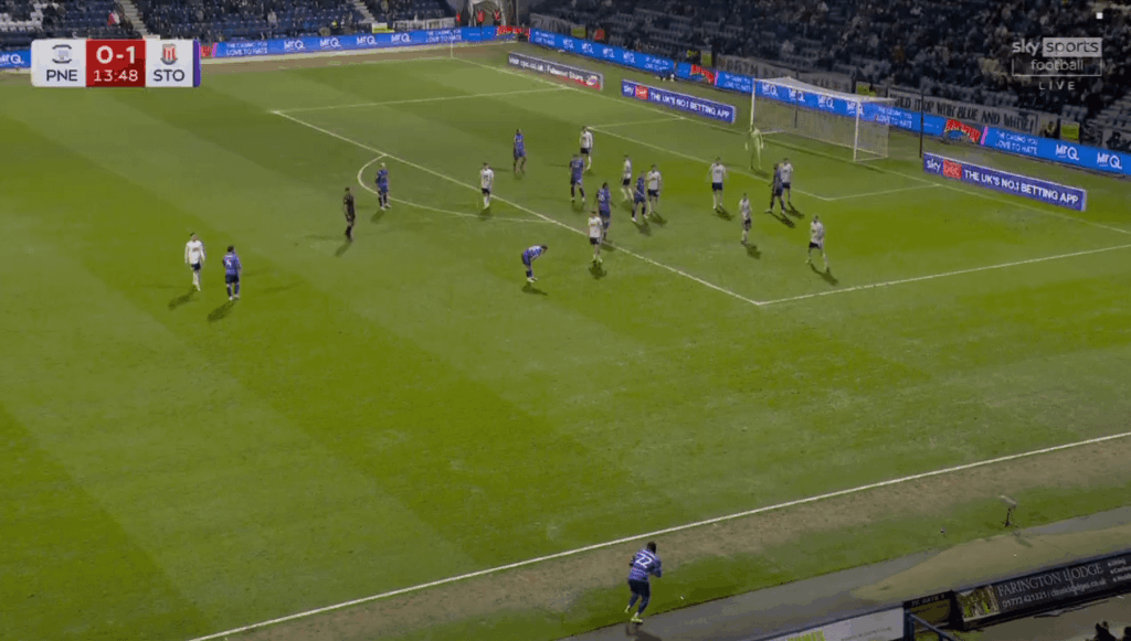 Preston [1]-1 Stoke - Alfie Devine 15'