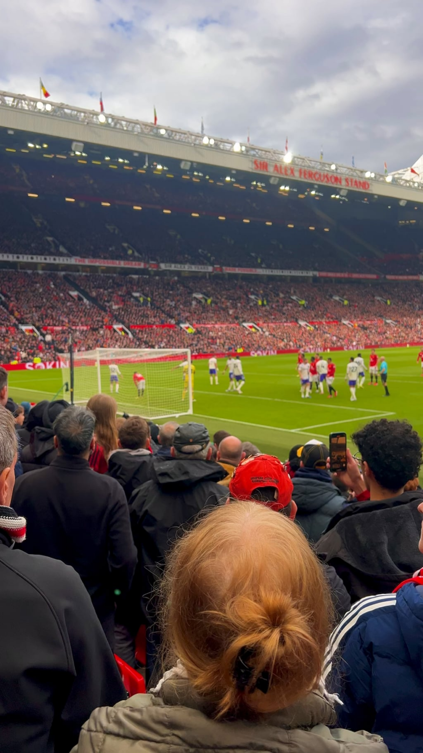 Case’s goal from the stretford end