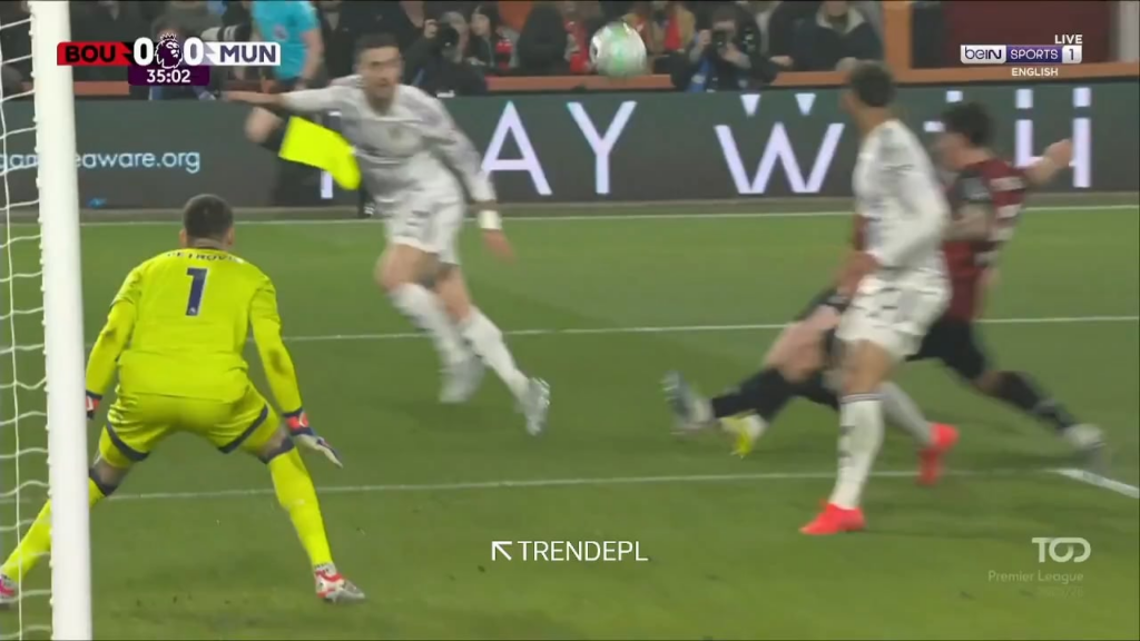 BOUMUN 35' - Fernandes Chance, Goal line clearence Petrovic