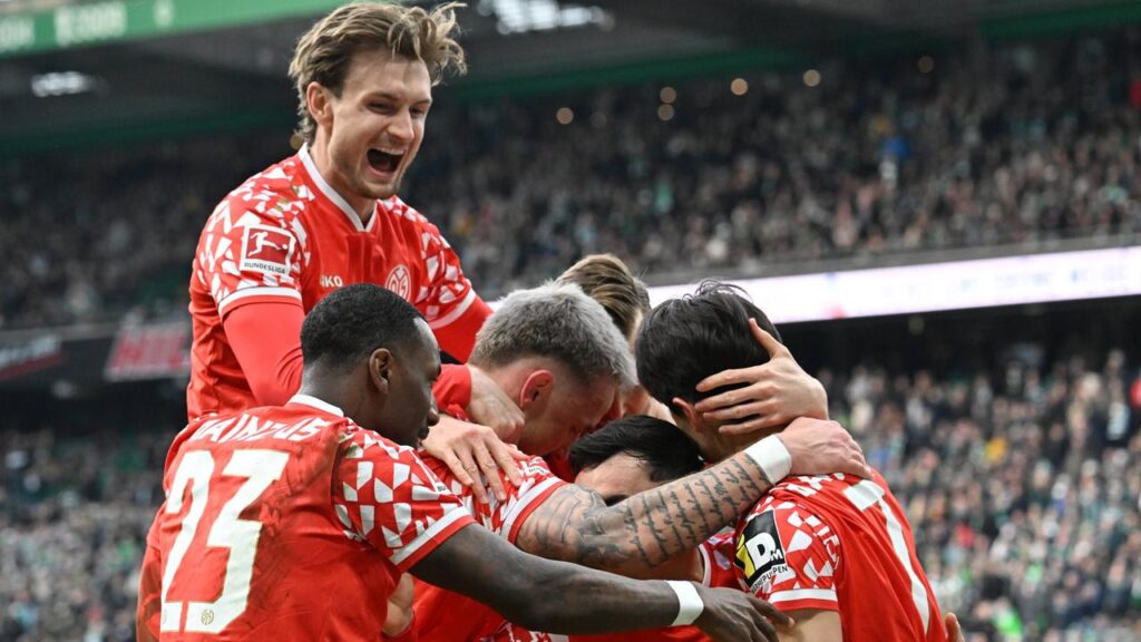 Vogel irritiert Abwehrspieler: Taube und Mainzer Kampfkraft stoppen Werders Höhenflug