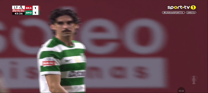 Penalty do Sporting contra o Braga