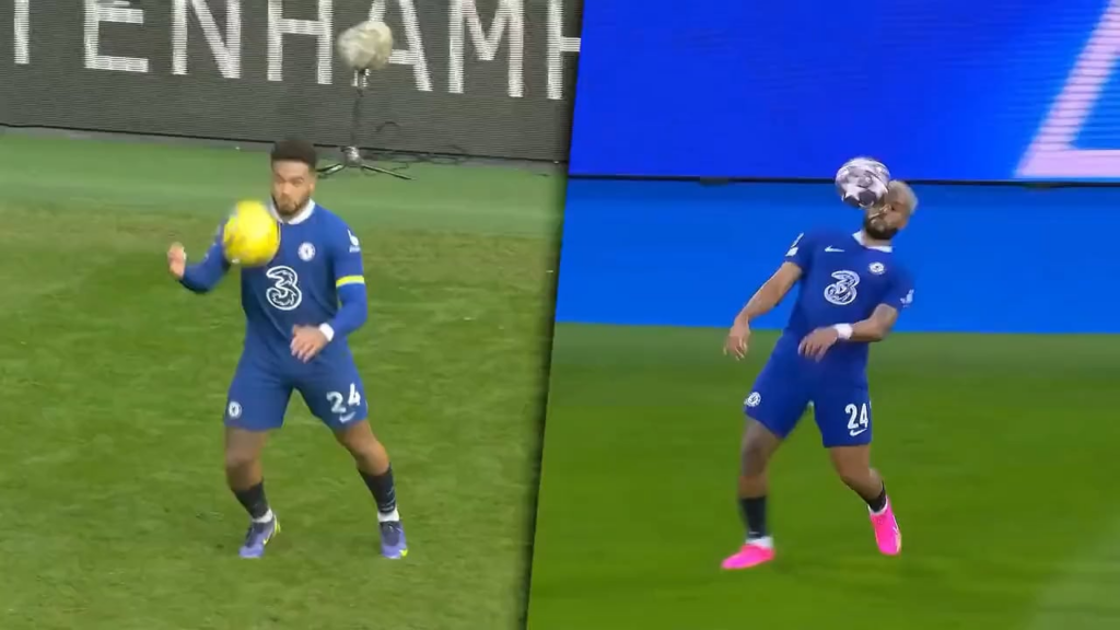 Reece James - the art of chest control