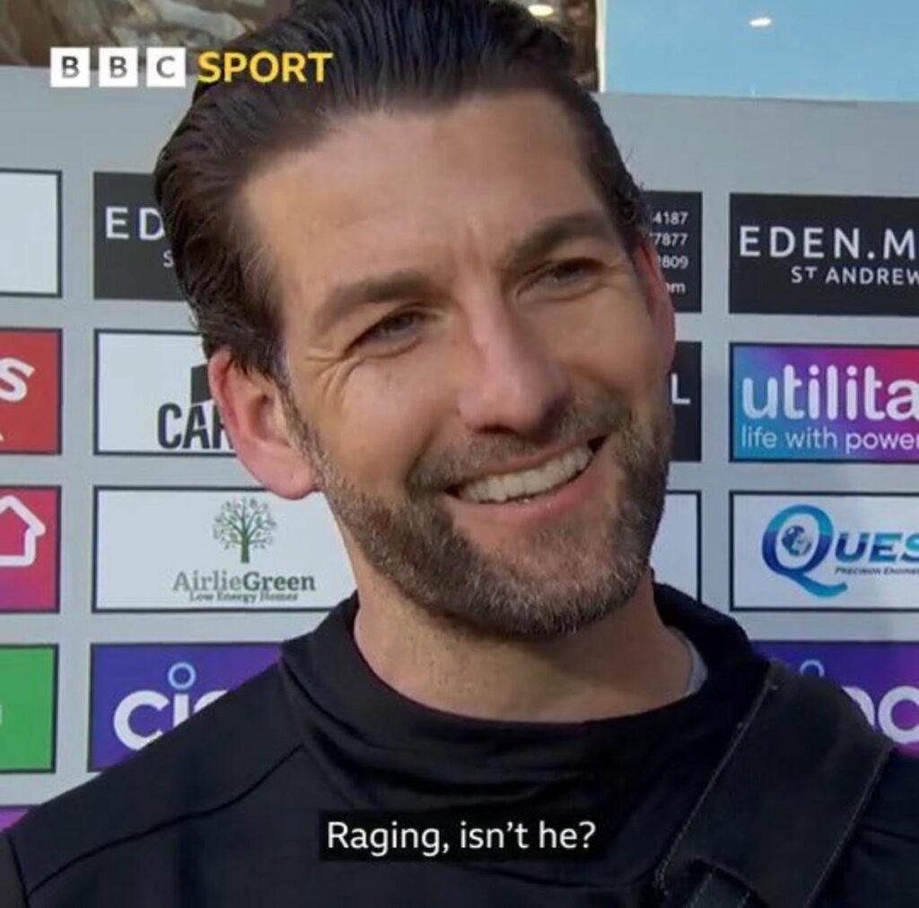 Me looking at every comment about the state of the pitch