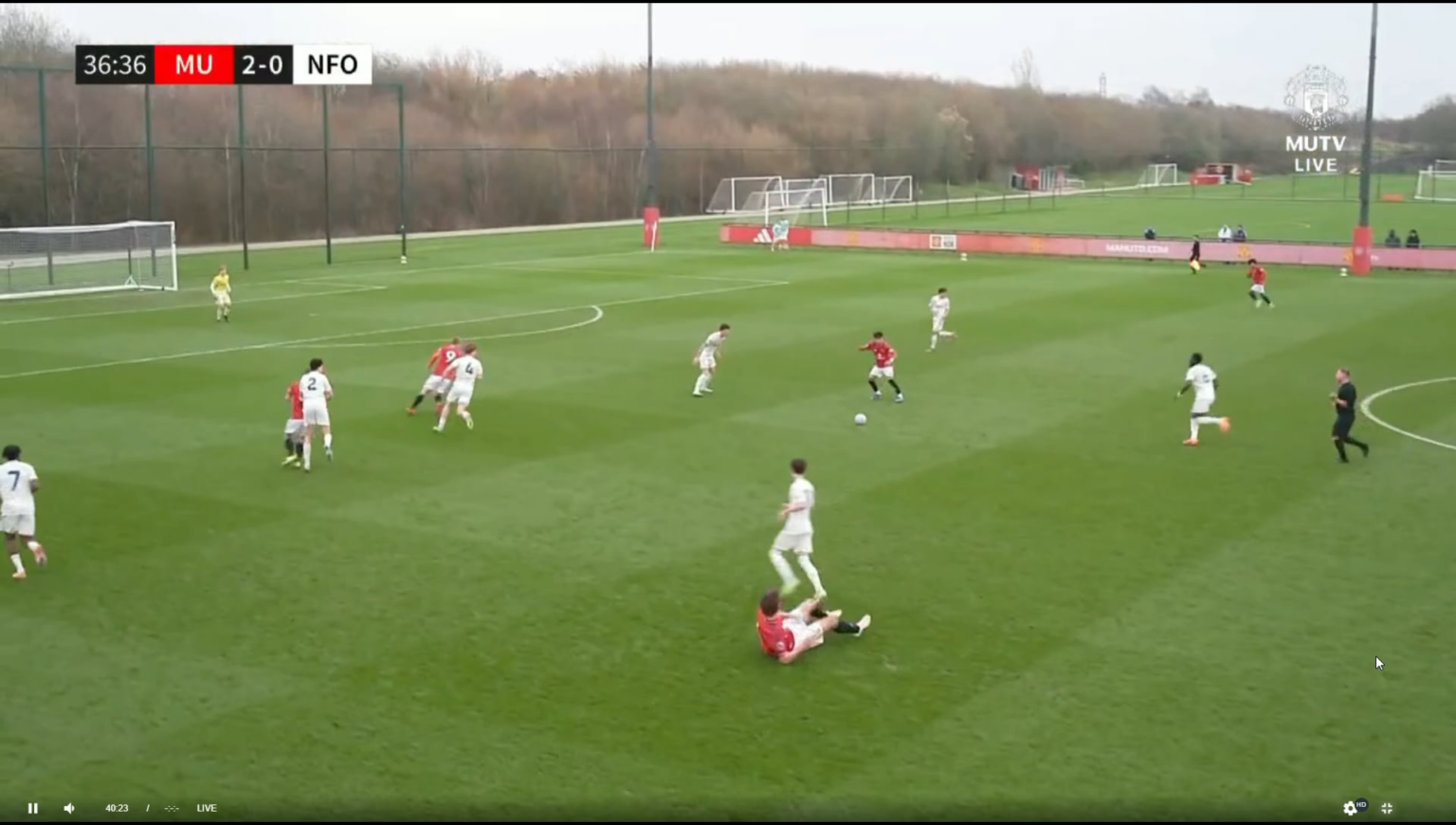 United U18s 2-0 Forest U18s - JJ Gabriel 37'
