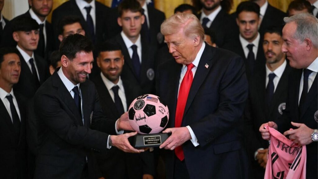 Messi attends, David Beckham misses inter Miami'S bizarre trip to white house