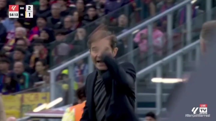 During yesterday's match Hansi Flick had an argument with Villareal coach Marcelino and raised two fingers on his face. Villareal rested half of their players against Real Madrid but wanted to score against us when Lamine was down injured after a strong foul.