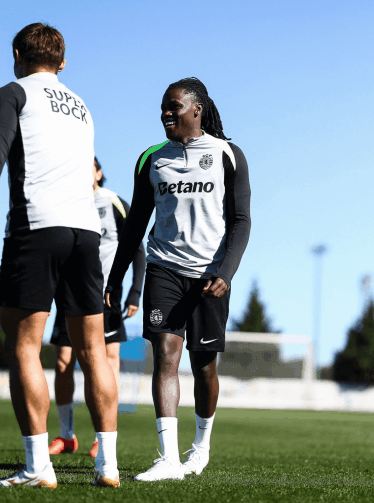 Geovany Quenda returns from injury to training with Sporting