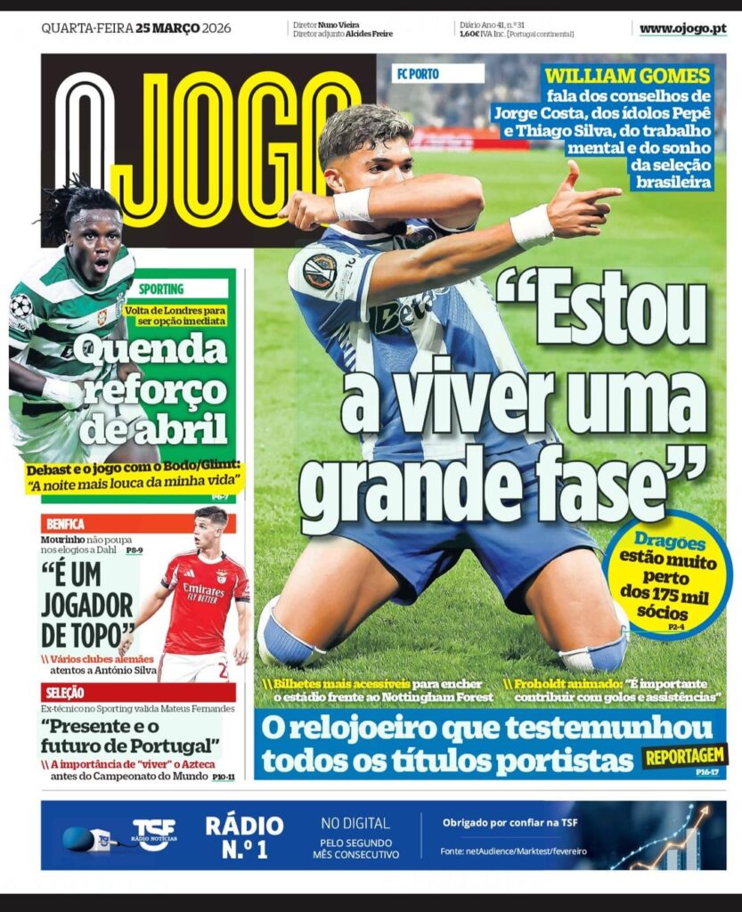 Jornal OJOGO 25/03/2026