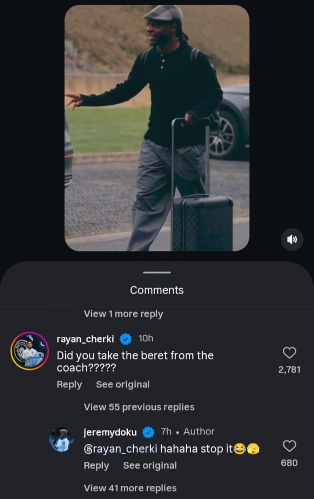 Cherki is the gift that keeps on giving😂😂