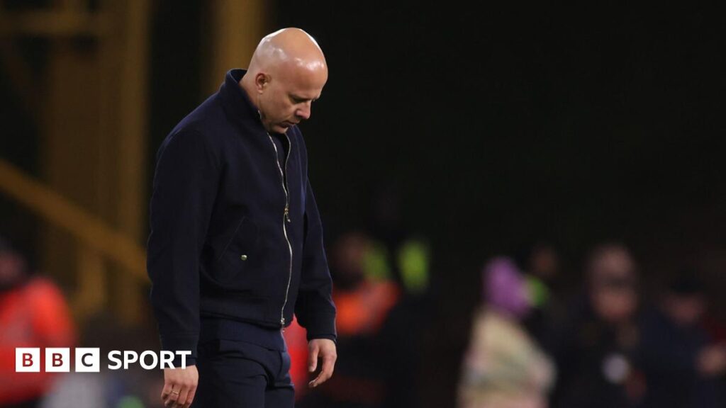 Wolves 2-1 Liverpool: 'Same old story' for Arne Slot as Wolves vow to 'keep fighting'