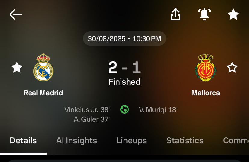 The last time Madrid won a match in La Liga after conceding the first goal was in august VS mallorca. Mentally getting weaker and weaker.