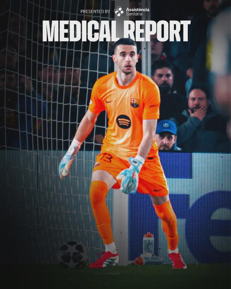 [Official Medical News] Following today’s tests, Joan Garcia has been cleared with no injury and will be available for selection.