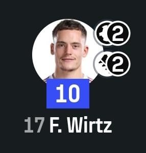 Florian Wirtz with 2 goals and 2 assists with Germany against Switzerland 💫