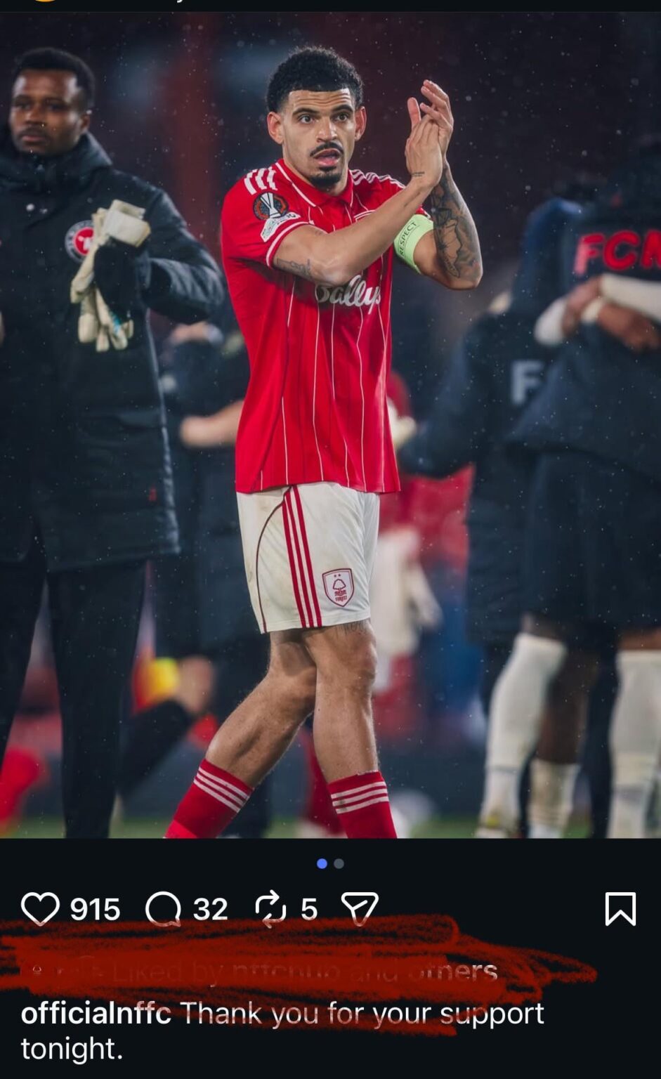 Back to the depressing clap with the generic “thank you for your support”