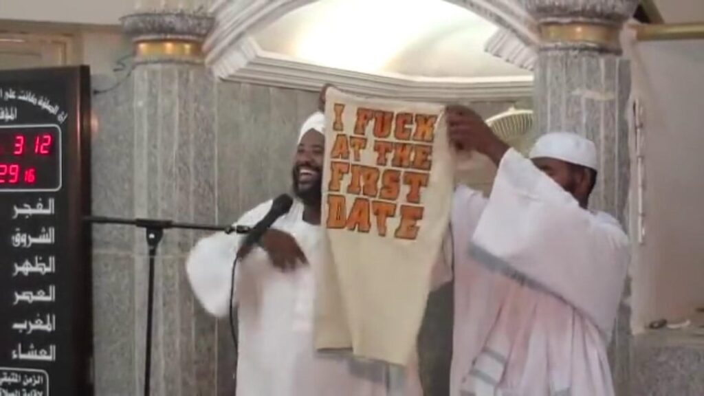 One of the issues in my country (Sudan) is that people who don’t know English often wear shirts handed down to them without having a scooby about the vulgar things that the shirt represents