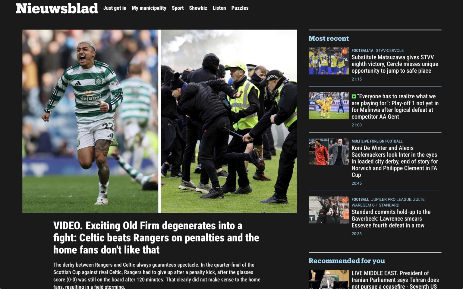 Foreign media know who is to blame