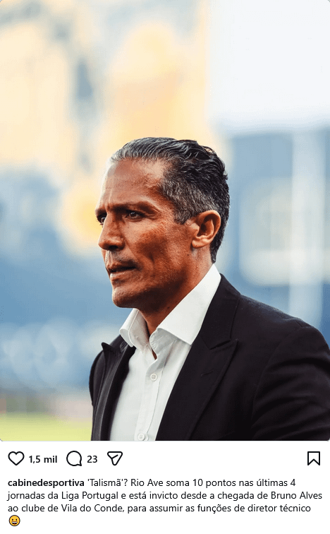 Efeito Bruno Alves ?