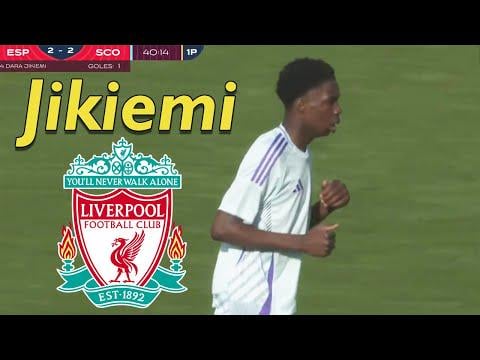Dara Jikiemi ● Welcome to Liverpool 🔴🏴󠁧󠁢󠁳󠁣󠁴󠁿 Match Against Spain U15