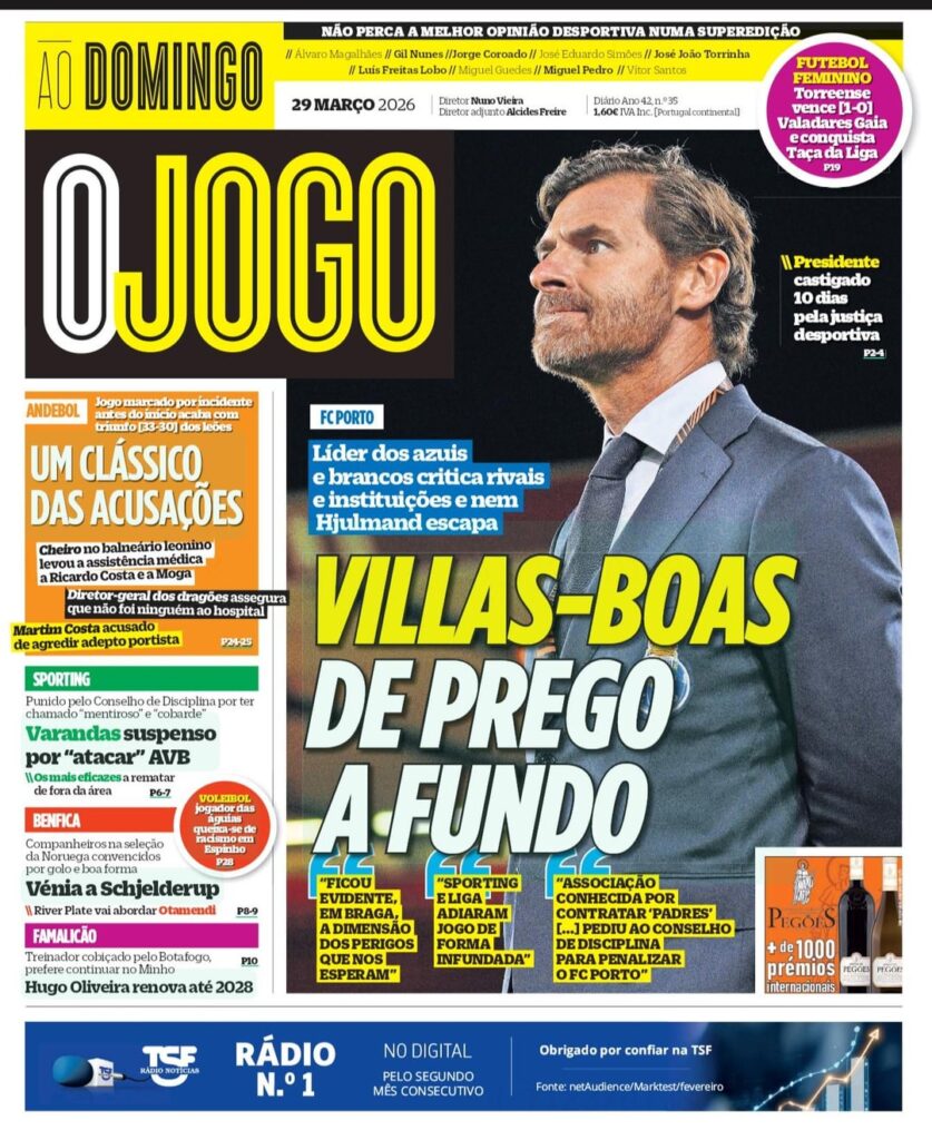 Jornal OJOGO 29/03/2026