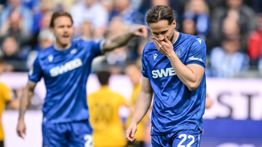 Sechs Tore wie im Hinspiel: Karlsruher Aufholjagd gegen Dresden bleibt ungekrönt