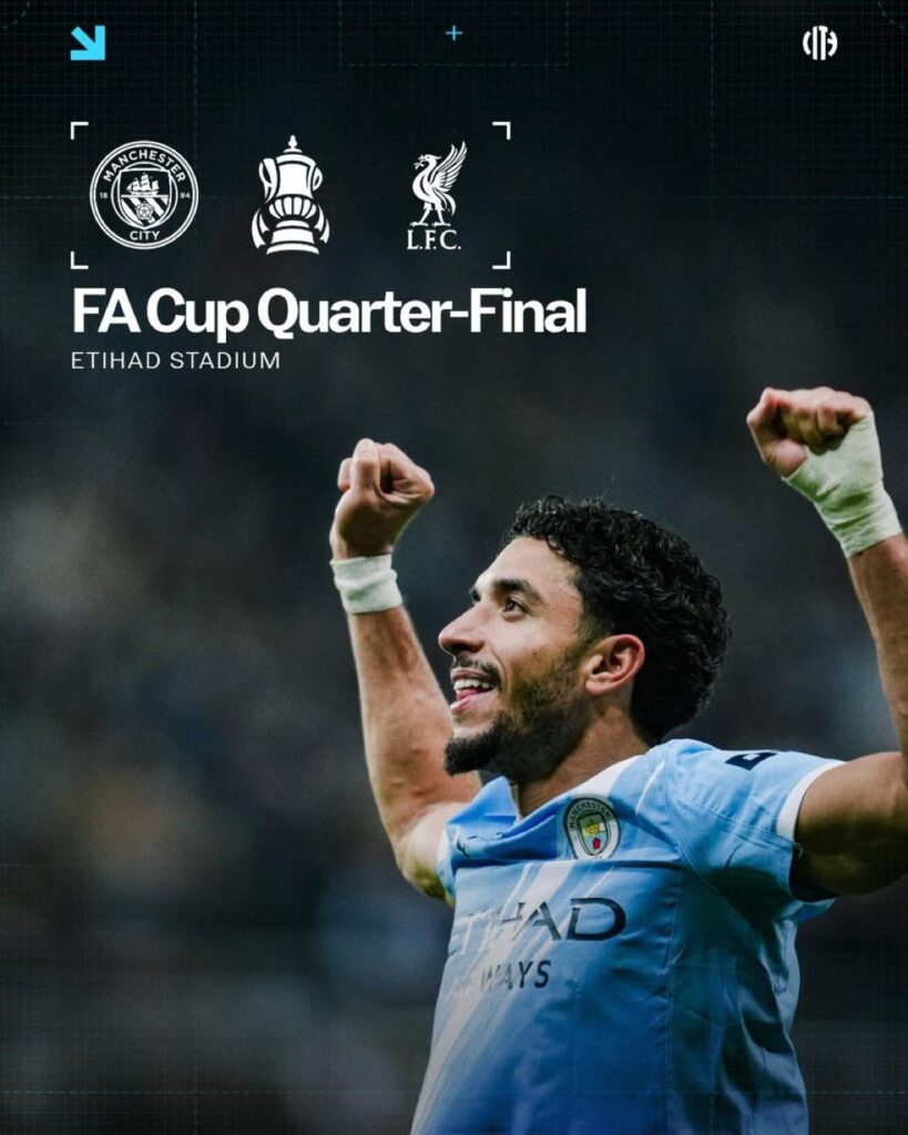 FA Cup Quarterfinal: Manchester City vs Liverpool at the Etihad