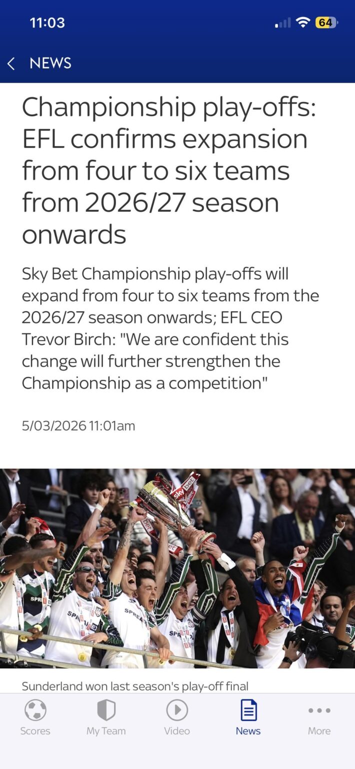 Breaking news - thoughts ?